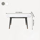 Round Traditional Luxury Dining Table Sintered Stone Table with 4 Black Legs Clearhalo ' dining_table' 'Dining Tables & Seating' 'Dining Tables' 'furn' 'furn_dining_table' 'Furniture' 'furniture_dining_table' 'Kitchen & Dining Furniture' 'kitchen&dining_furn' 'kitchen' 'kitchen_dining_table' 4159478