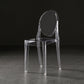 Plastic Armless Dining Chair Home Open Back Dining Side Chairs (Set of 4) Clearhalo ' kitchen&dining_furn' 'Dining Chairs' 'Dining Tables & Seating' 'dining_chair' 'furn' 'furn_dining_chair' 'Furniture' 'furniture_dining_chair' 'Kitchen & Dining Furniture' 'kitchen' 4159488