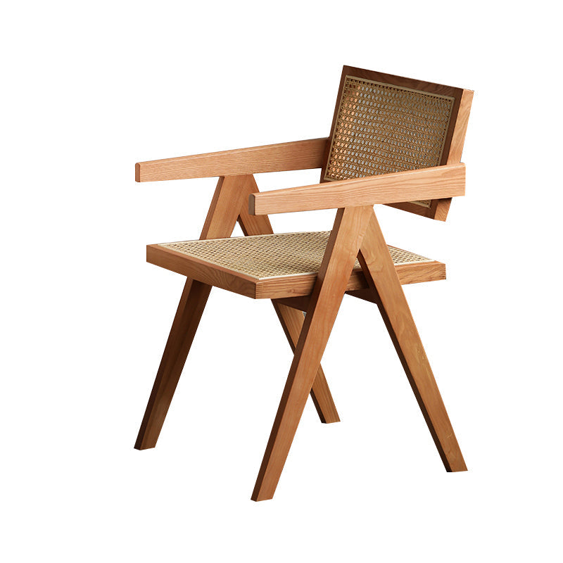 Wood Scandinavian Style Dining Chairs Open Back Dining Side Chair Single Natural 1 Piece Clearhalo ' kitchen&dining_furn' 'Dining Chairs' 'Dining Tables & Seating' 'dining_chair' 'furn' 'furn_dining_chair' 'Furniture' 'furniture_dining_chair' 'Kitchen & Dining Furniture' 'kitchen' 4159509