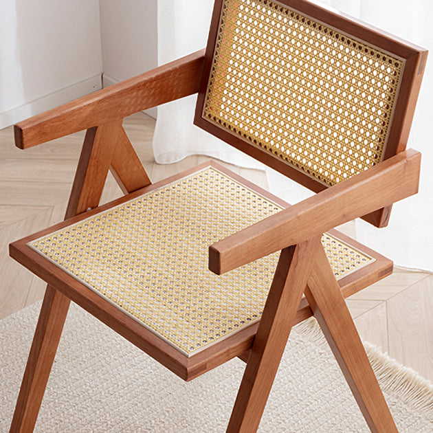 Wood Scandinavian Style Dining Chairs Open Back Dining Side Chair Single Clearhalo ' kitchen&dining_furn' 'Dining Chairs' 'Dining Tables & Seating' 'dining_chair' 'furn' 'furn_dining_chair' 'Furniture' 'furniture_dining_chair' 'Kitchen & Dining Furniture' 'kitchen' 4159517