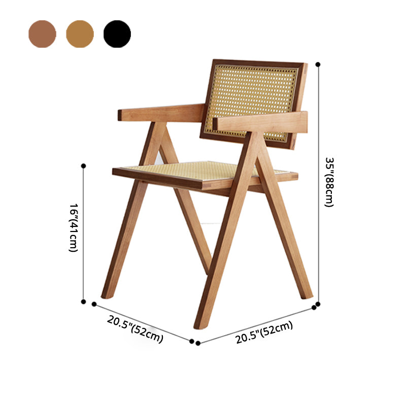 Wood Scandinavian Style Dining Chairs Open Back Dining Side Chair Single Clearhalo ' kitchen&dining_furn' 'Dining Chairs' 'Dining Tables & Seating' 'dining_chair' 'furn' 'furn_dining_chair' 'Furniture' 'furniture_dining_chair' 'Kitchen & Dining Furniture' 'kitchen' 4159520
