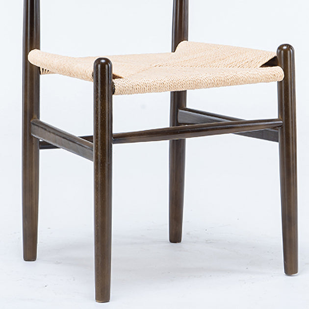 Scandinavian Style Wood Dining Chair Open Back Patio Dining Side Chair Clearhalo ' kitchen&dining_furn' 'Dining Chairs' 'Dining Tables & Seating' 'dining_chair' 'furn' 'furn_dining_chair' 'Furniture' 'furniture_dining_chair' 'Kitchen & Dining Furniture' 'kitchen' 4159542