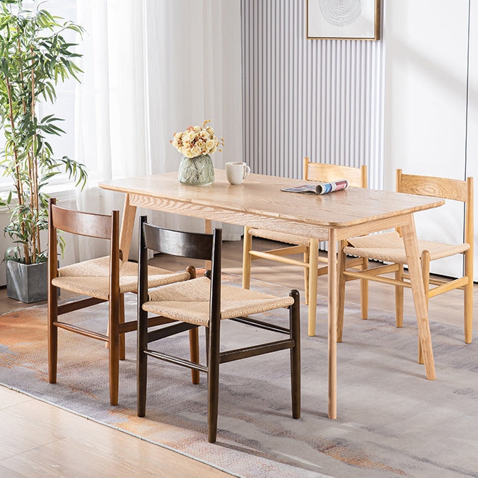 Scandinavian Style Wood Dining Chair Open Back Patio Dining Side Chair Clearhalo ' kitchen&dining_furn' 'Dining Chairs' 'Dining Tables & Seating' 'dining_chair' 'furn' 'furn_dining_chair' 'Furniture' 'furniture_dining_chair' 'Kitchen & Dining Furniture' 'kitchen' 4159547