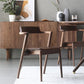 Home Scandinavian Style Wood Dining Chair Open Back Dining Side Chair with Arm Clearhalo ' kitchen&dining_furn' 'Dining Chairs' 'Dining Tables & Seating' 'dining_chair' 'furn' 'furn_dining_chair' 'Furniture' 'furniture_dining_chair' 'Kitchen & Dining Furniture' 'kitchen' 4159564