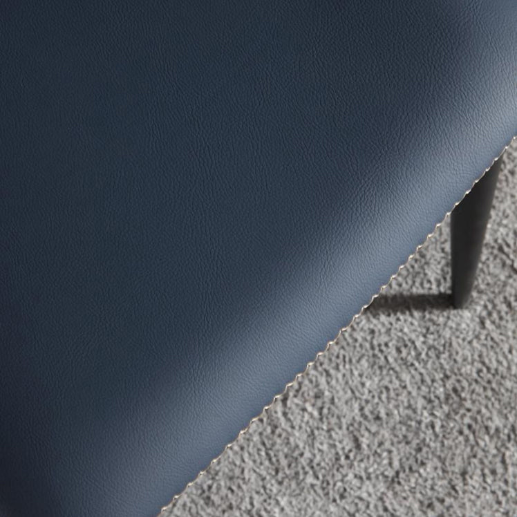 Contemporary Metal Dining Armless Chair Wingback Parsons Chair for Home Use Clearhalo ' kitchen&dining_furn' 'Dining Chairs' 'Dining Tables & Seating' 'dining_chair' 'furn' 'furn_dining_chair' 'Furniture' 'furniture_dining_chair' 'Kitchen & Dining Furniture' 'kitchen' 4159594