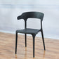 Plastic Scandinavian Dining Arm Chairs Open Back Indoor Dining Armchairs Clearhalo ' kitchen&dining_furn' 'Dining Chairs' 'Dining Tables & Seating' 'dining_chair' 'furn' 'furn_dining_chair' 'Furniture' 'furniture_dining_chair' 'Kitchen & Dining Furniture' 'kitchen' 4159609