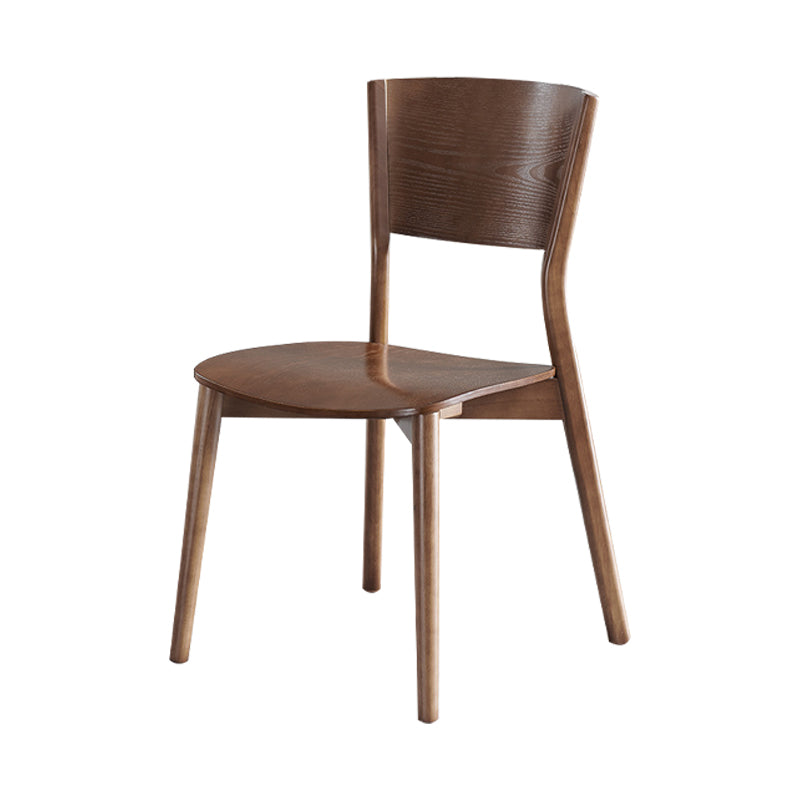 Contemporary Restaurant Solid Wood Side Chair Natural Open Back Dining Chair Clearhalo ' kitchen&dining_furn' 'Dining Chairs' 'Dining Tables & Seating' 'dining_chair' 'furn' 'furn_dining_chair' 'Furniture' 'furniture_dining_chair' 'Kitchen & Dining Furniture' 'kitchen' 4159638