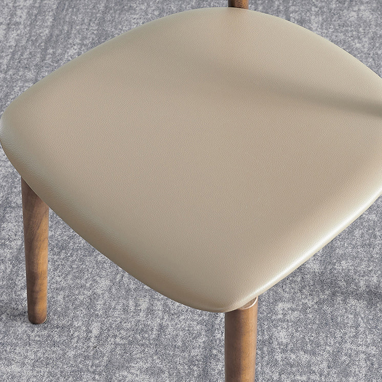 Contemporary Restaurant Solid Wood Side Chair Natural Open Back Dining Chair Clearhalo ' kitchen&dining_furn' 'Dining Chairs' 'Dining Tables & Seating' 'dining_chair' 'furn' 'furn_dining_chair' 'Furniture' 'furniture_dining_chair' 'Kitchen & Dining Furniture' 'kitchen' 4159639