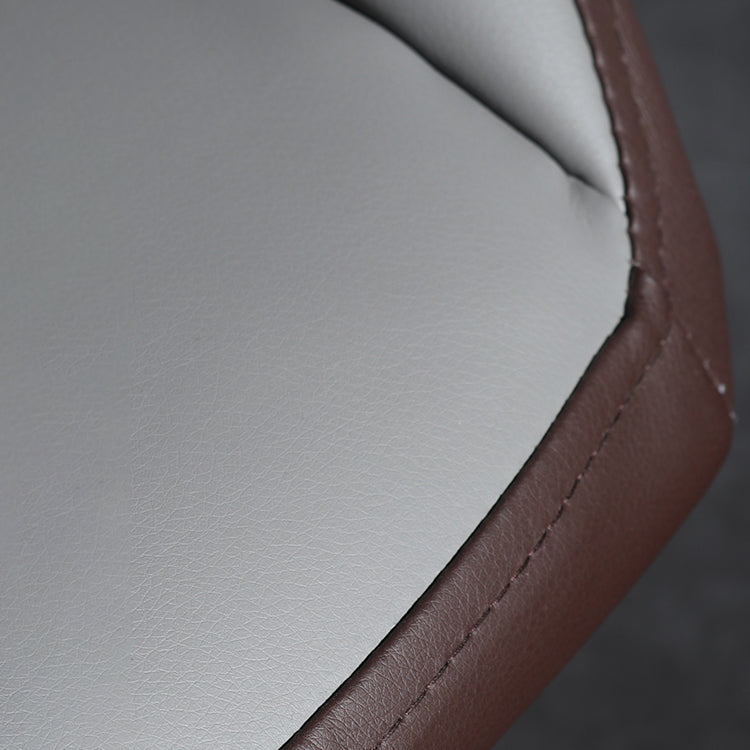 Contemporary Style Dining Chair Arm Metal Side Parsons Chair for Kitchen Clearhalo ' kitchen&dining_furn' 'Dining Chairs' 'Dining Tables & Seating' 'dining_chair' 'furn' 'furn_dining_chair' 'Furniture' 'furniture_dining_chair' 'Kitchen & Dining Furniture' 'kitchen' 4159652