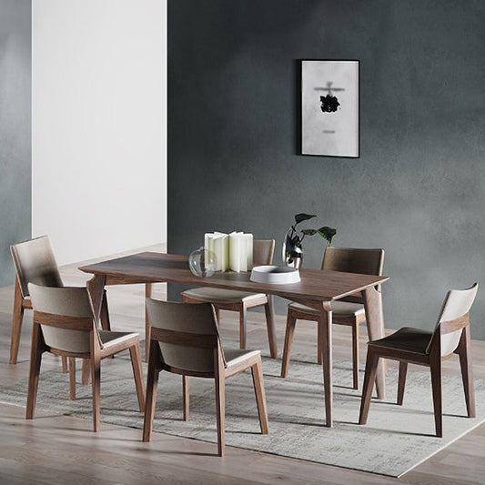 Contemporary Restaurant Upholstered Side Chair Solid Back Dining Chair Clearhalo ' kitchen&dining_furn' 'Dining Chairs' 'Dining Tables & Seating' 'dining_chair' 'furn' 'furn_dining_chair' 'Furniture' 'furniture_dining_chair' 'Kitchen & Dining Furniture' 'kitchen' 4159661