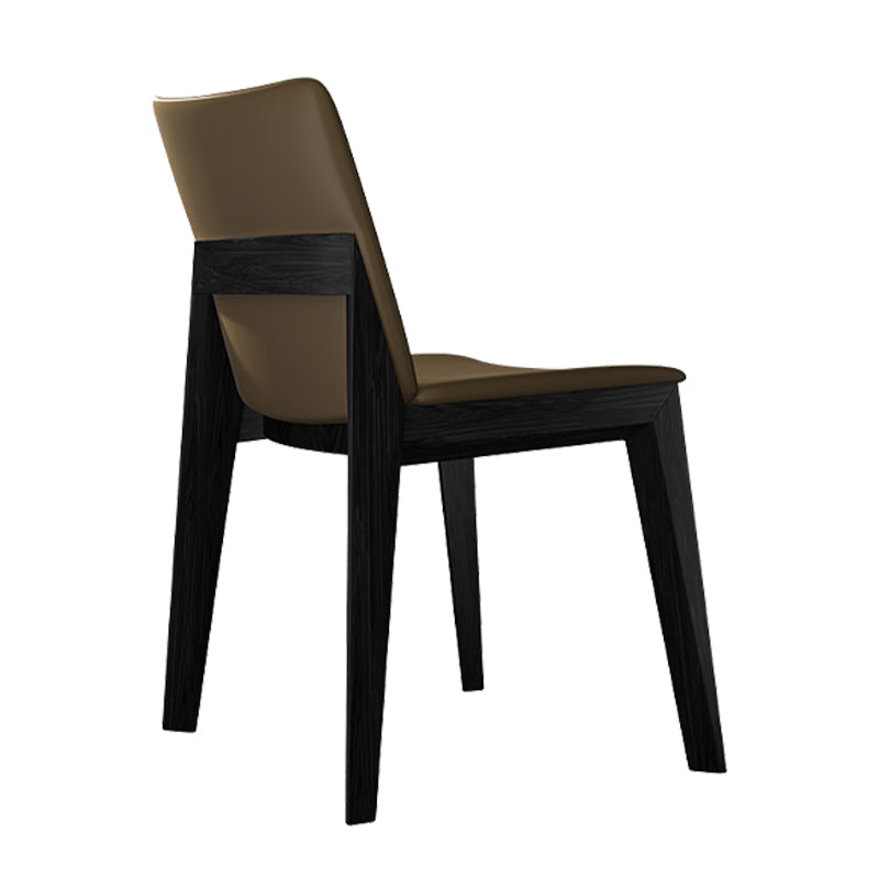 Contemporary Restaurant Upholstered Side Chair Solid Back Dining Chair Clearhalo ' kitchen&dining_furn' 'Dining Chairs' 'Dining Tables & Seating' 'dining_chair' 'furn' 'furn_dining_chair' 'Furniture' 'furniture_dining_chair' 'Kitchen & Dining Furniture' 'kitchen' 4159665