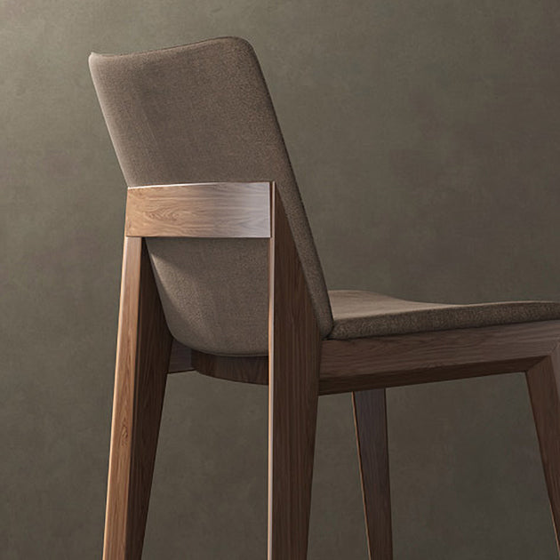 Contemporary Restaurant Upholstered Side Chair Solid Back Dining Chair Clearhalo ' kitchen&dining_furn' 'Dining Chairs' 'Dining Tables & Seating' 'dining_chair' 'furn' 'furn_dining_chair' 'Furniture' 'furniture_dining_chair' 'Kitchen & Dining Furniture' 'kitchen' 4159668