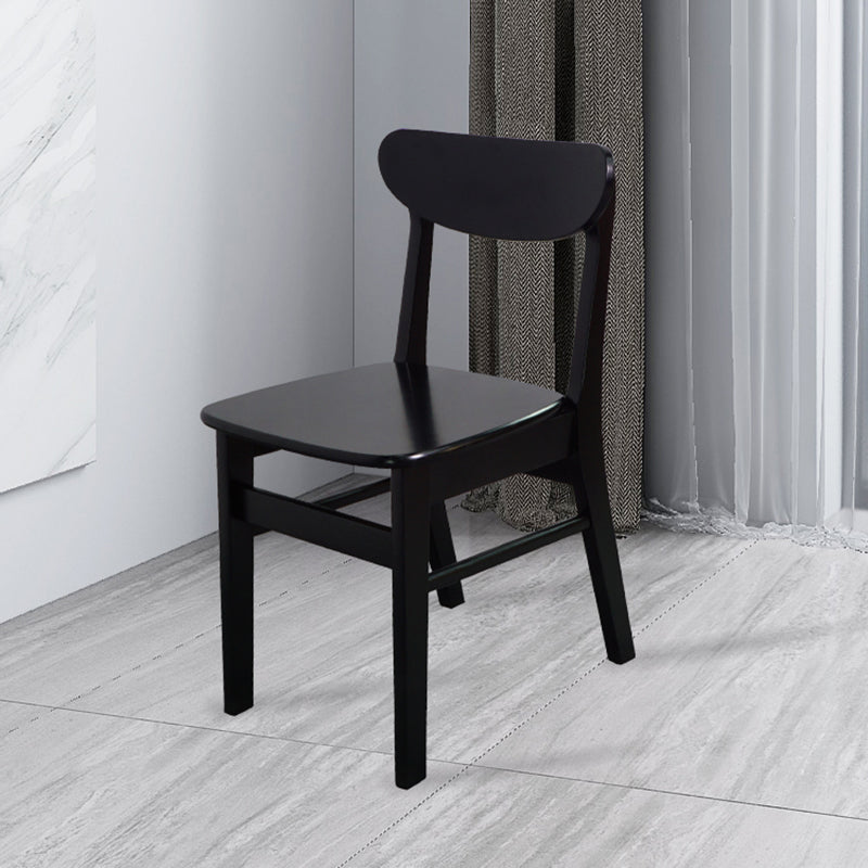 Scandinavian Upholstered Dining Side Chair Open Back Dining Chair Clearhalo ' kitchen&dining_furn' 'Dining Chairs' 'Dining Tables & Seating' 'dining_chair' 'furn' 'furn_dining_chair' 'Furniture' 'furniture_dining_chair' 'Kitchen & Dining Furniture' 'kitchen' 4159691