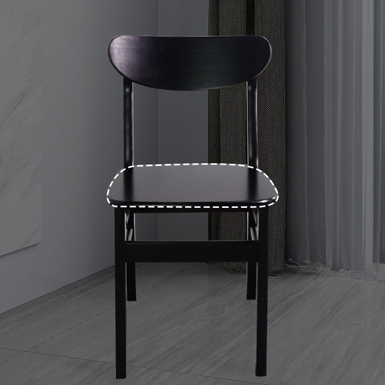 Scandinavian Upholstered Dining Side Chair Open Back Dining Chair Clearhalo ' kitchen&dining_furn' 'Dining Chairs' 'Dining Tables & Seating' 'dining_chair' 'furn' 'furn_dining_chair' 'Furniture' 'furniture_dining_chair' 'Kitchen & Dining Furniture' 'kitchen' 4159696