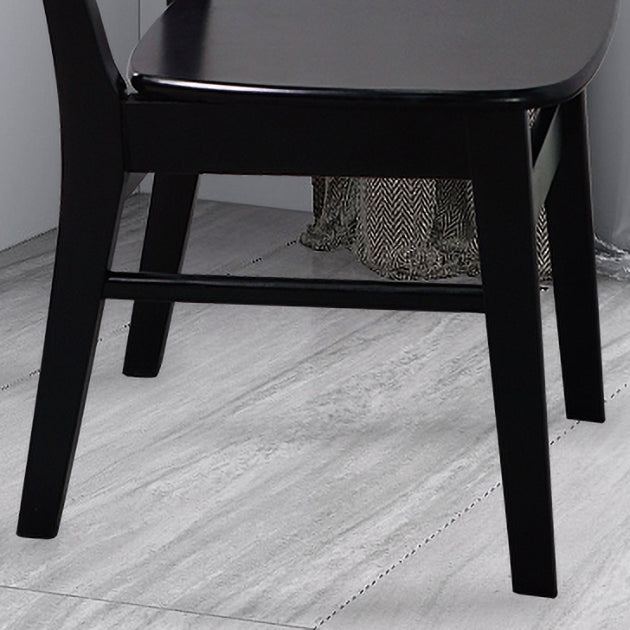 Scandinavian Upholstered Dining Side Chair Open Back Dining Chair Clearhalo ' kitchen&dining_furn' 'Dining Chairs' 'Dining Tables & Seating' 'dining_chair' 'furn' 'furn_dining_chair' 'Furniture' 'furniture_dining_chair' 'Kitchen & Dining Furniture' 'kitchen' 4159701