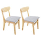 Scandinavian Upholstered Dining Side Chair Open Back Dining Chair Light Gray 2 Piece Set Clearhalo ' kitchen&dining_furn' 'Dining Chairs' 'Dining Tables & Seating' 'dining_chair' 'furn' 'furn_dining_chair' 'Furniture' 'furniture_dining_chair' 'Kitchen & Dining Furniture' 'kitchen' 4159705
