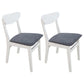 Scandinavian Upholstered Dining Side Chair Open Back Dining Chair Dark Gray 2 Piece Set Clearhalo ' kitchen&dining_furn' 'Dining Chairs' 'Dining Tables & Seating' 'dining_chair' 'furn' 'furn_dining_chair' 'Furniture' 'furniture_dining_chair' 'Kitchen & Dining Furniture' 'kitchen' 4159709