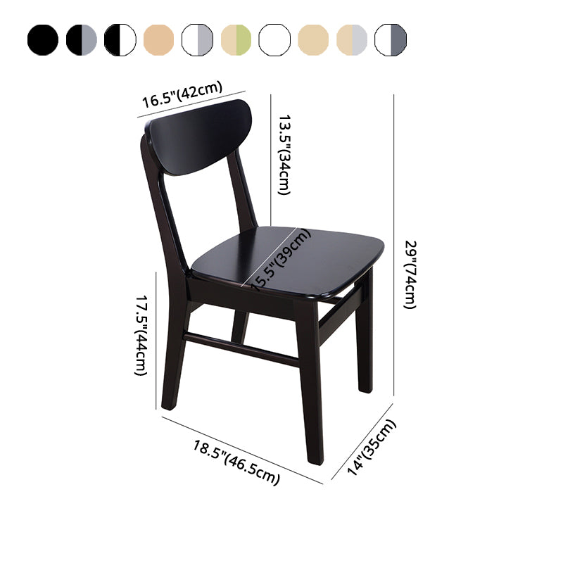 Scandinavian Upholstered Dining Side Chair Open Back Dining Chair Clearhalo ' kitchen&dining_furn' 'Dining Chairs' 'Dining Tables & Seating' 'dining_chair' 'furn' 'furn_dining_chair' 'Furniture' 'furniture_dining_chair' 'Kitchen & Dining Furniture' 'kitchen' 4159710