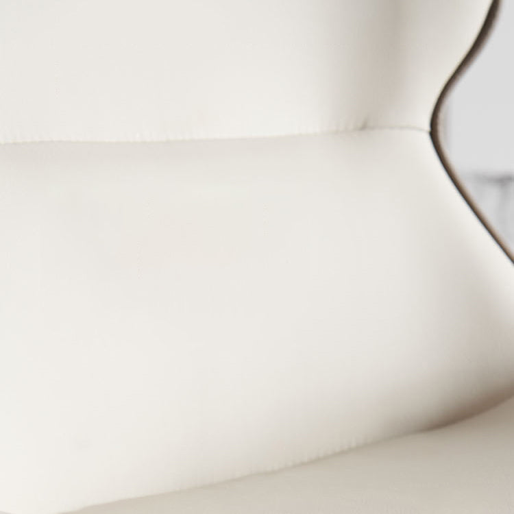 Contemporary Living Room Leather Side Chair Matte Finish Wingback Dining Chair Clearhalo ' kitchen&dining_furn' 'Dining Chairs' 'Dining Tables & Seating' 'dining_chair' 'furn' 'furn_dining_chair' 'Furniture' 'furniture_dining_chair' 'Kitchen & Dining Furniture' 'kitchen' 4159716