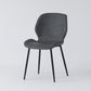 Contemporary Style Kitchen Dining Chair Metal Dining Wingback Armless Side Chairs Dark Gray 1 Piece Clearhalo ' kitchen&dining_furn' 'Dining Chairs' 'Dining Tables & Seating' 'dining_chair' 'furn' 'furn_dining_chair' 'Furniture' 'furniture_dining_chair' 'Kitchen & Dining Furniture' 'kitchen' 4159792