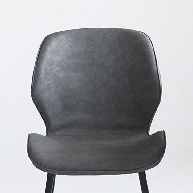 Contemporary Style Kitchen Dining Chair Metal Dining Wingback Armless Side Chairs Clearhalo ' kitchen&dining_furn' 'Dining Chairs' 'Dining Tables & Seating' 'dining_chair' 'furn' 'furn_dining_chair' 'Furniture' 'furniture_dining_chair' 'Kitchen & Dining Furniture' 'kitchen' 4159803