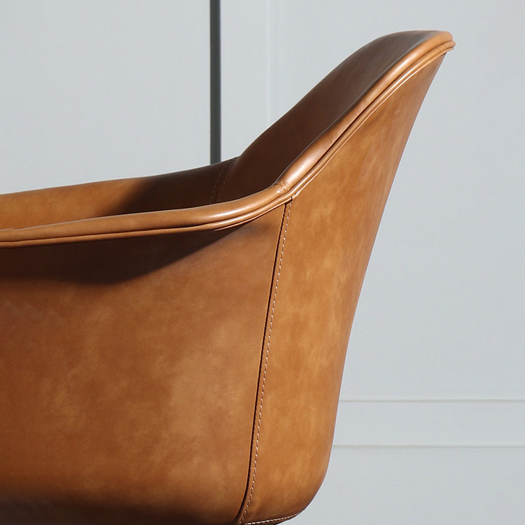 Contemporary Style Dining Chair Arm Metal Side Parsons Chairs for Kitchen Clearhalo ' kitchen&dining_furn' 'Dining Chairs' 'Dining Tables & Seating' 'dining_chair' 'Furniture' 'furniture_dining_chair' 'Kitchen & Dining Furniture' 'kitchen' 4159823