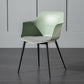 Contemporary Style Dining Chair Arm Metal Side Parsons Chairs for Kitchen Light Green 1 Piece Clearhalo ' kitchen&dining_furn' 'Dining Chairs' 'Dining Tables & Seating' 'dining_chair' 'Furniture' 'furniture_dining_chair' 'Kitchen & Dining Furniture' 'kitchen' 4159831