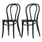 Country Style Wood Dining Chair Open Back Dining Side Chair for Home Use Black 2 Piece Set Clearhalo ' kitchen&dining_furn' 'Dining Chairs' 'Dining Tables & Seating' 'dining_chair' 'furn' 'furn_dining_chair' 'Furniture' 'furniture_dining_chair' 'Kitchen & Dining Furniture' 'kitchen' 4159869
