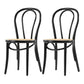 Country Style Wood Dining Chair Open Back Dining Side Chair for Home Use Black-Apricot 2 Piece Set Clearhalo ' kitchen&dining_furn' 'Dining Chairs' 'Dining Tables & Seating' 'dining_chair' 'furn' 'furn_dining_chair' 'Furniture' 'furniture_dining_chair' 'Kitchen & Dining Furniture' 'kitchen' 4159892