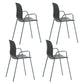 Industrial Plastic Meeting Room Arm Chair Matte Finish Solid Back Dining Chair Green 4 Piece Set Clearhalo ' kitchen&dining_furn' 'Dining Chairs' 'Dining Tables & Seating' 'dining_chair' 'furn' 'furn_dining_chair' 'Furniture' 'furniture_dining_chair' 'Kitchen & Dining Furniture' 'kitchen' 4159921