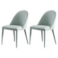 Modern Style Leather Dining Chairs Upholstered Solid Back Chairs (Set of 2) Green Clearhalo ' kitchen&dining_furn' 'Dining Chairs' 'Dining Tables & Seating' 'dining_chair' 'furn' 'furn_dining_chair' 'Furniture' 'furniture_dining_chair' 'Kitchen & Dining Furniture' 'kitchen' 4159961