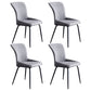 Industrial Style Metal Chairs Set Solid Back Arm Kitchen Dining Chairs Dark Gray 4 Piece Set Clearhalo ' kitchen&dining_furn' 'Dining Chairs' 'Dining Tables & Seating' 'dining_chair' 'furn' 'furn_dining_chair' 'Furniture' 'furniture_dining_chair' 'Kitchen & Dining Furniture' 'kitchen' 4159977