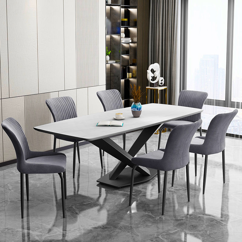 Industrial Style Metal Chairs Set Solid Back Arm Kitchen Dining Chairs Clearhalo ' kitchen&dining_furn' 'Dining Chairs' 'Dining Tables & Seating' 'dining_chair' 'furn' 'furn_dining_chair' 'Furniture' 'furniture_dining_chair' 'Kitchen & Dining Furniture' 'kitchen' 4160000