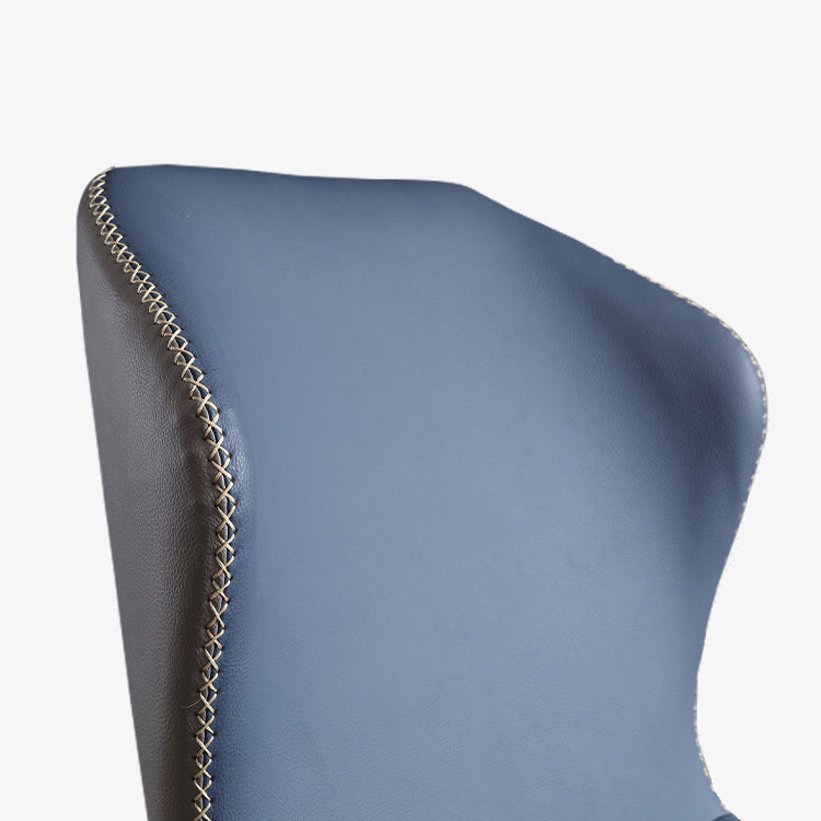 Home Industrial Side Chair Wingback Metal Upholstered Dining Room Chair Clearhalo ' kitchen&dining_furn' 'Dining Chairs' 'Dining Tables & Seating' 'dining_chair' 'furn' 'furn_dining_chair' 'Furniture' 'furniture_dining_chair' 'Kitchen & Dining Furniture' 'kitchen' 4160011