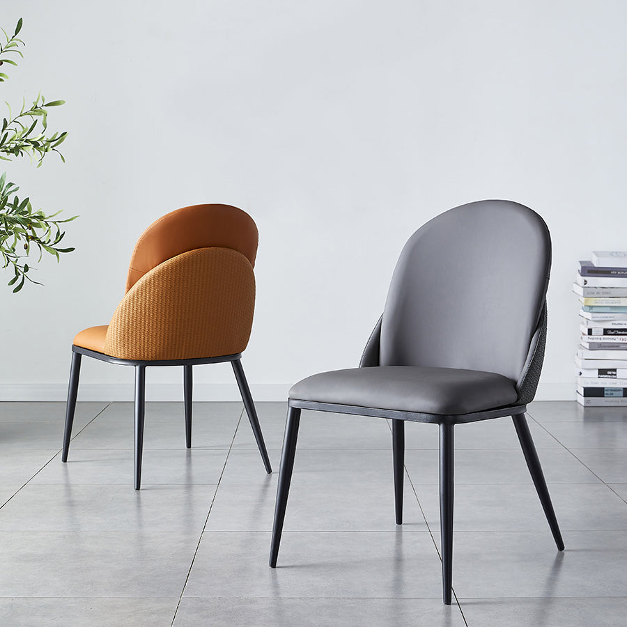 Contemporary Style Dining Chair Armless Metal Side Parsons Chairs for Kitchen Clearhalo ' kitchen&dining_furn' 'Dining Chairs' 'Dining Tables & Seating' 'dining_chair' 'furn' 'furn_dining_chair' 'Furniture' 'furniture_dining_chair' 'Kitchen & Dining Furniture' 'kitchen' 4160018