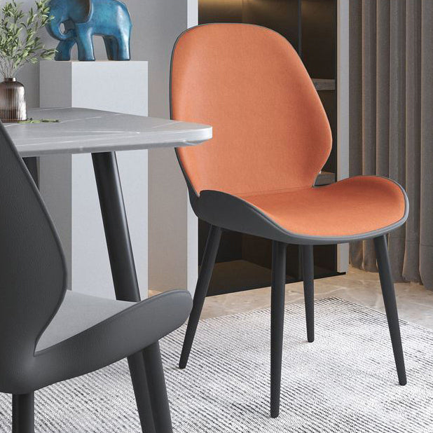 Modern Upholstered Restaurant Side Chair Matte Finish Wingback Dining Chair Clearhalo ' kitchen&dining_furn' 'Dining Chairs' 'Dining Tables & Seating' 'dining_chair' 'furn' 'furn_dining_chair' 'Furniture' 'furniture_dining_chair' 'Kitchen & Dining Furniture' 'kitchen' 4160092