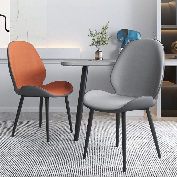 Modern Upholstered Restaurant Side Chair Matte Finish Wingback Dining Chair Clearhalo ' kitchen&dining_furn' 'Dining Chairs' 'Dining Tables & Seating' 'dining_chair' 'furn' 'furn_dining_chair' 'Furniture' 'furniture_dining_chair' 'Kitchen & Dining Furniture' 'kitchen' 4160093
