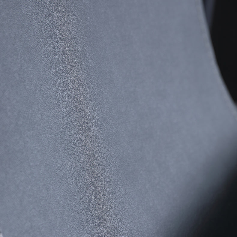 Designer Style Leather Balcony Side Chair Solid Back Dining Chair with Black Legs Clearhalo ' kitchen&dining_furn' 'Dining Chairs' 'Dining Tables & Seating' 'dining_chair' 'furn' 'furn_dining_chair' 'Furniture' 'furniture_dining_chair' 'Kitchen & Dining Furniture' 'kitchen' 4160126