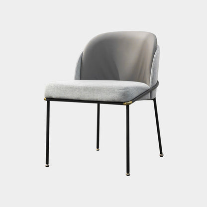 Modern Restaurant Upholstered Side Chair Matte Finish Parsons Dining Chair Grey 1 Piece Clearhalo ' kitchen&dining_furn' 'Dining Chairs' 'Dining Tables & Seating' 'dining_chair' 'furn' 'furn_dining_chair' 'Furniture' 'furniture_dining_chair' 'Kitchen & Dining Furniture' 'kitchen' 4160130