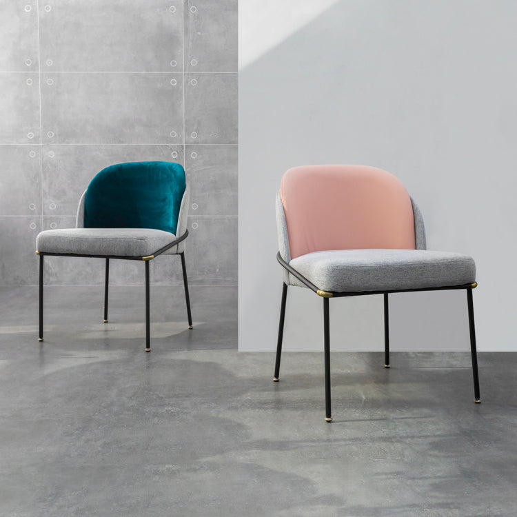 Modern Restaurant Upholstered Side Chair Matte Finish Parsons Dining Chair Clearhalo ' kitchen&dining_furn' 'Dining Chairs' 'Dining Tables & Seating' 'dining_chair' 'furn' 'furn_dining_chair' 'Furniture' 'furniture_dining_chair' 'Kitchen & Dining Furniture' 'kitchen' 4160132