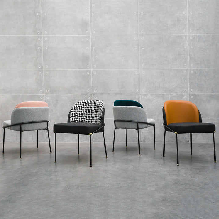 Modern Restaurant Upholstered Side Chair Matte Finish Parsons Dining Chair Clearhalo ' kitchen&dining_furn' 'Dining Chairs' 'Dining Tables & Seating' 'dining_chair' 'furn' 'furn_dining_chair' 'Furniture' 'furniture_dining_chair' 'Kitchen & Dining Furniture' 'kitchen' 4160144