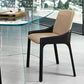 Contemporary Metal Dining Arm Chair Faux Leather Dining Chairs for Home Use Clearhalo ' kitchen&dining_furn' 'Dining Chairs' 'Dining Tables & Seating' 'dining_chair' 'furn' 'furn_dining_chair' 'Furniture' 'furniture_dining_chair' 'Kitchen & Dining Furniture' 'kitchen' 4160235