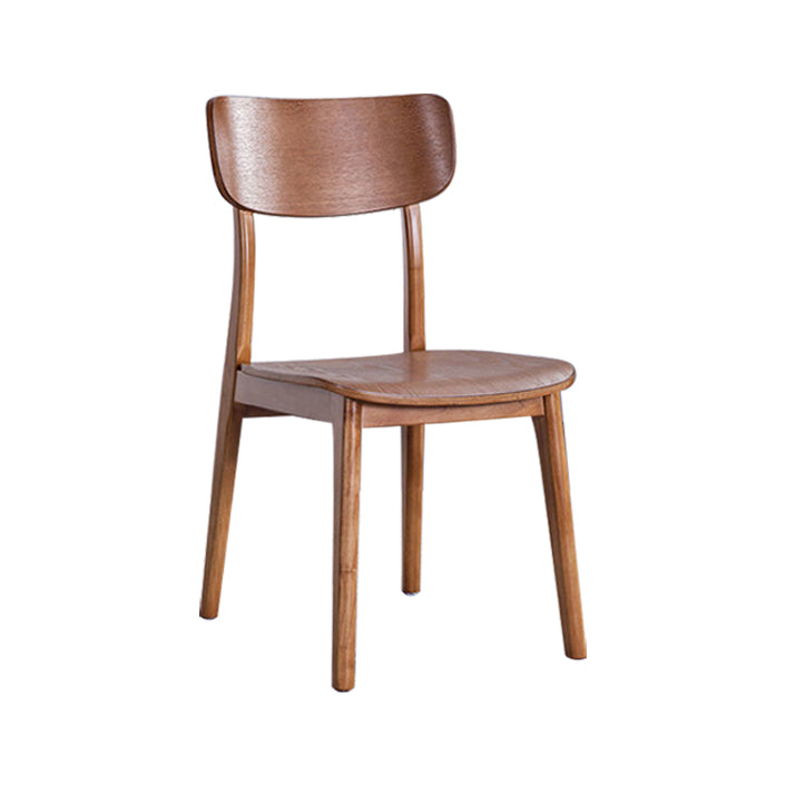 Contemporary Wood Dining Room Chair Armless Open Back Dining Side Chair for Home Use Clearhalo ' kitchen&dining_furn' 'Dining Chairs' 'Dining Tables & Seating' 'dining_chair' 'furn' 'furn_dining_chair' 'Furniture' 'furniture_dining_chair' 'Kitchen & Dining Furniture' 'kitchen' 4160253