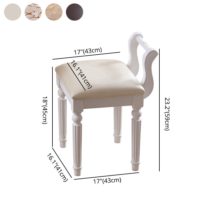 Contemporary Wood Dining Room Chair Armless Open Back Dining Chair for Home Use Clearhalo ' kitchen&dining_furn' 'Dining Chairs' 'Dining Tables & Seating' 'dining_chair' 'furn' 'furn_dining_chair' 'Furniture' 'furniture_dining_chair' 'Kitchen & Dining Furniture' 'kitchen' 4160266