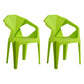 Modern Style Plastic Dining Chair Stackable Dining Arm Side Chair for Kitchen Green 2 Piece Set Clearhalo ' kitchen&dining_furn' 'Dining Chairs' 'Dining Tables & Seating' 'dining_chair' 'furn' 'furn_dining_chair' 'Furniture' 'furniture_dining_chair' 'Kitchen & Dining Furniture' 'kitchen' 4160396