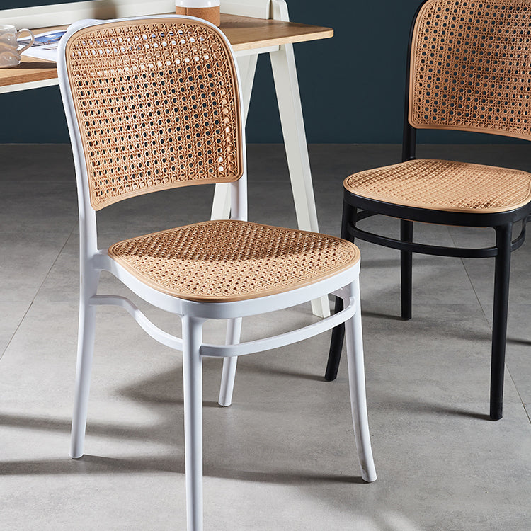 Modern Style Dining Chair Plastic Dining Armless Side Chair for Kitchen Clearhalo ' kitchen&dining_furn' 'Dining Chairs' 'Dining Tables & Seating' 'dining_chair' 'furn' 'furn_dining_chair' 'Furniture' 'furniture_dining_chair' 'Kitchen & Dining Furniture' 'kitchen' 4160403