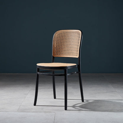 Modern Style Dining Chair Plastic Dining Armless Side Chair for Kitchen Black 1 Piece Clearhalo ' kitchen&dining_furn' 'Dining Chairs' 'Dining Tables & Seating' 'dining_chair' 'furn' 'furn_dining_chair' 'Furniture' 'furniture_dining_chair' 'Kitchen & Dining Furniture' 'kitchen' 4160404