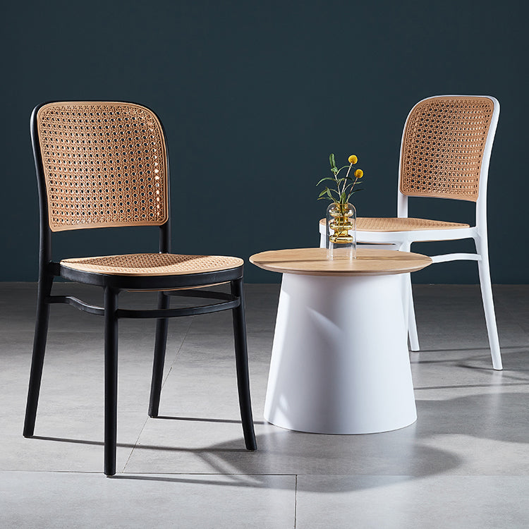 Modern Style Dining Chair Plastic Dining Armless Side Chair for Kitchen Clearhalo ' kitchen&dining_furn' 'Dining Chairs' 'Dining Tables & Seating' 'dining_chair' 'furn' 'furn_dining_chair' 'Furniture' 'furniture_dining_chair' 'Kitchen & Dining Furniture' 'kitchen' 4160407