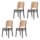 Modern Style Dining Chair Plastic Dining Armless Side Chair for Kitchen Black 4 Piece Set Clearhalo ' kitchen&dining_furn' 'Dining Chairs' 'Dining Tables & Seating' 'dining_chair' 'furn' 'furn_dining_chair' 'Furniture' 'furniture_dining_chair' 'Kitchen & Dining Furniture' 'kitchen' 4160408