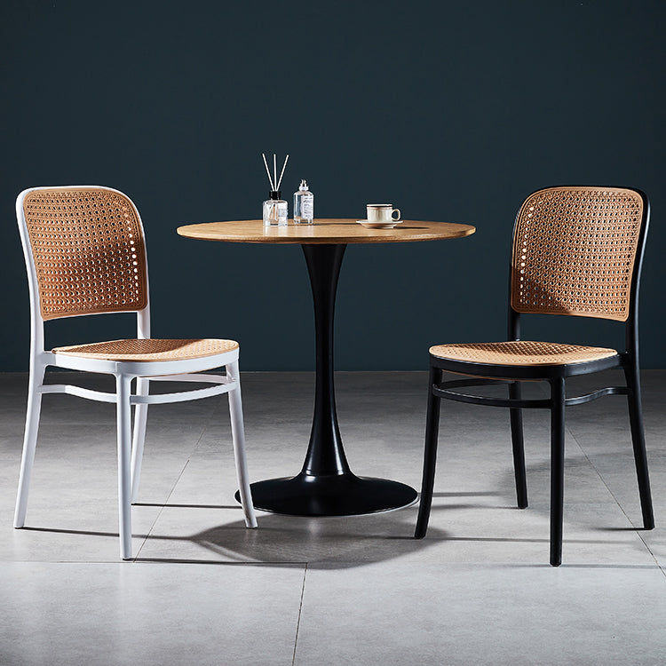 Modern Style Dining Chair Plastic Dining Armless Side Chair for Kitchen Clearhalo ' kitchen&dining_furn' 'Dining Chairs' 'Dining Tables & Seating' 'dining_chair' 'furn' 'furn_dining_chair' 'Furniture' 'furniture_dining_chair' 'Kitchen & Dining Furniture' 'kitchen' 4160419